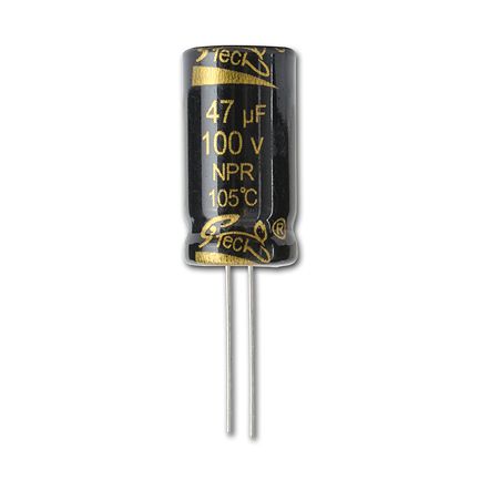 STX bipolar capacitor 47uF - 100V