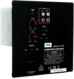 STX A 138 subwoofer amplifier