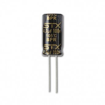STX bipolar capacitor 4,7uF - 100V