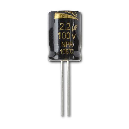 STX bipolar capacitor 2,2uF - 100V