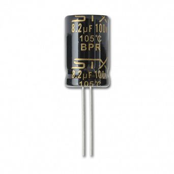 STX bipolar capacitor 8,2uF - 100V