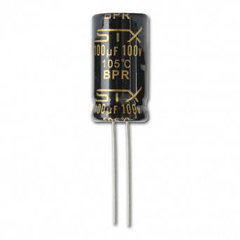 STX bipolar capacitor 100uF - 100V