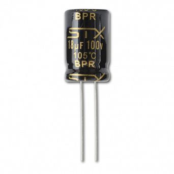 STX bipolar capacitor 18uF - 100V