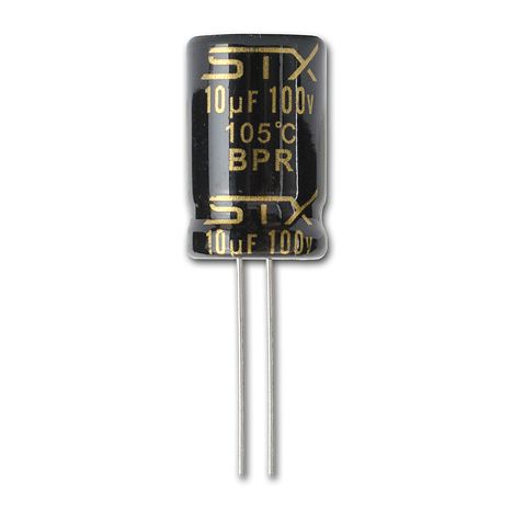STX bipolar capacitor 10uF - 100V