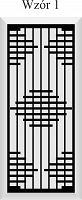 Hybrydowy panel akustyczny STX HPA1 materiał biały grafika czarna
