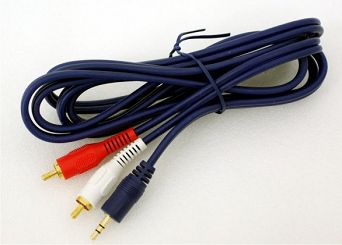 1xJack 3,5mm-2xRCA cable 1,8m