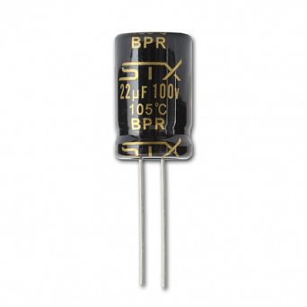 STX bipolar capacitor 22uF - 100V