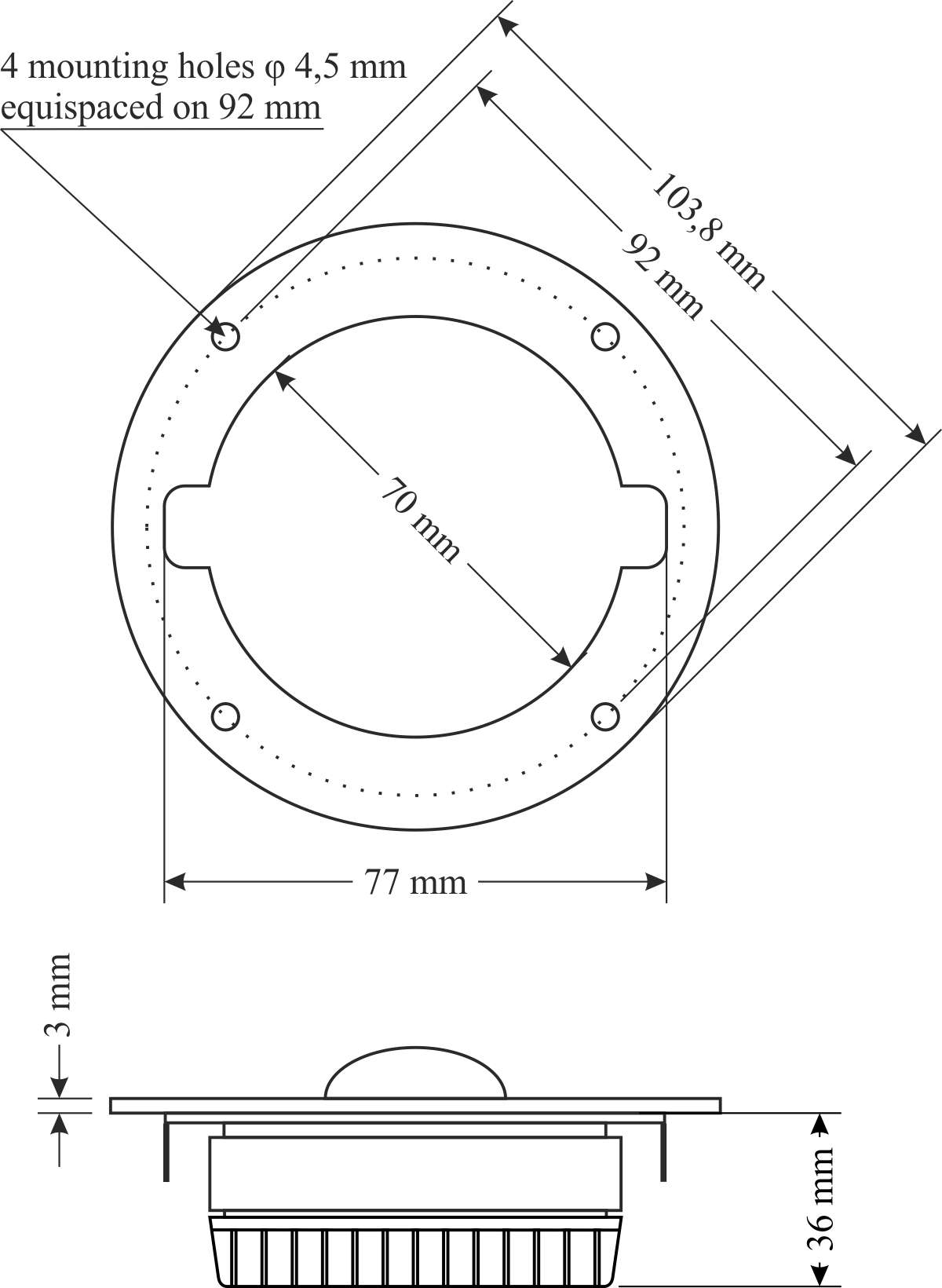 T.9.100.8.MS dimension